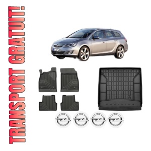 Set Covorase Presuri Auto Si Tavita Portbagaj OPEL ASTRA J Sports Tourer (P10) din 2010-2015 OPEL
