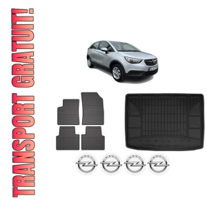 Set Covorase Presuri Auto Si Tavita Portbagaj OPEL CROSSLAND X / CROSSLAND (P17, P2QO) din 2017-2020 OPEL