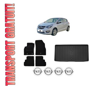 Set Covorase Presuri Auto Si Tavita Portbagaj OPEL KARL (C16) din 2015-2018 OPEL