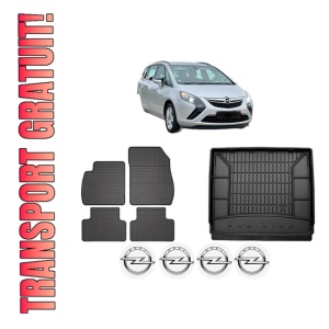 Set Covorase Presuri Auto Si Tavita Portbagaj OPEL ZAFIRA TOURER C VAN (P12) din 2012-2013 OPEL
