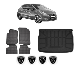 Set Covorase Presuri Auto Si Tavita Portbagaj PEUGEOT 208 I (CA_, CC_) din 2012-2019 PEUGEOT - Img 2