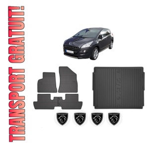 Set Covorase Presuri Auto Si Tavita Portbagaj PEUGEOT 3008 I MPV (0U_) din 2009-2016 PEUGEOT