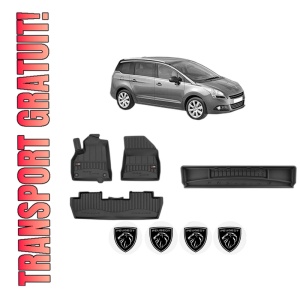 Set Covorase Presuri Auto Si Tavita Portbagaj PEUGEOT 5008 (0U_, 0E_) din 2009-2017 PEUGEOT