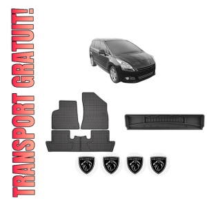 Set Covorase Presuri Auto Si Tavita Portbagaj PEUGEOT 5008 I Van (0U_) din 2009-2017 PEUGEOT