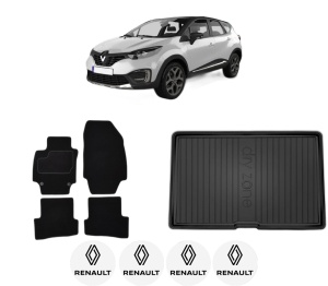 Set Covorase Presuri Auto Si Tavita Portbagaj RENAULT CAPTUR I (J5_, H5_) din 2013-2018 RENAULT - Img 2