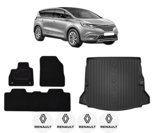 Set Covorase Presuri Auto Si Tavita Portbagaj RENAULT ESPACE V (JR_) din 2015-2023 RENAULT - Img 2