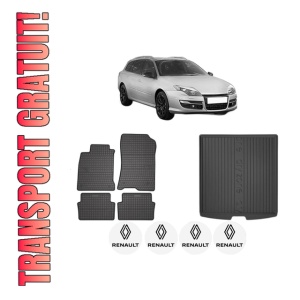Set Covorase Presuri Auto Si Tavita Portbagaj RENAULT LAGUNA III Grandtour (KT0/1) din 2007-2015 RENAULT