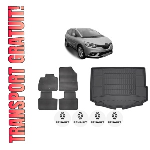 Set Covorase Presuri Auto Si Tavita Portbagaj RENAULT SCENIC IV (J9_) din 2016-2022 RENAULT