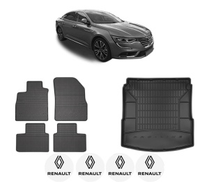 Set Covorase Presuri Auto Si Tavita Portbagaj RENAULT TALISMAN din 2015-2022 RENAULT - Img 2