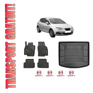Set Covorase Presuri Auto Si Tavita Portbagaj SEAT IBIZA IV (6J5, 6P1) din 2008-2017 SEAT