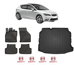 Set Covorase Presuri Auto Si Tavita Portbagaj SEAT LEON (5F1) din 2012-2020 SEAT - Img 2