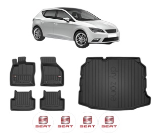 Set Covorase Presuri Auto Si Tavita Portbagaj SEAT LEON (5F1) din 2012-2020 SEAT - Img 2