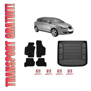 Set Covorase Presuri Auto Si Tavita Portbagaj SEAT TOLEDO III (5P2) din 2004-2009 SEAT
