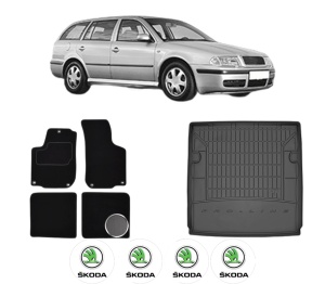 Set Covorase Presuri Auto Si Tavita Portbagaj SKODA Octavia I Combi (1U5) din 1998-2010 SKODA - Img 2