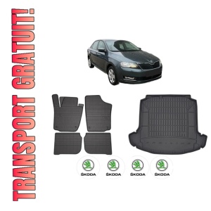Set Covorase Presuri Auto Si Tavita Portbagaj SKODA RAPID (NH3, NK3, NK6) din 2012-2022 SKODA