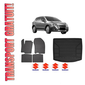 Set Covorase Presuri Auto Si Tavita Portbagaj SUZUKI SX4 S-CROSS (JY) din 2013-2022 SUZUKI