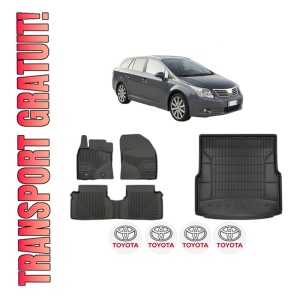 Set Covorase Presuri Auto Si Tavita Portbagaj TOYOTA AVENSIS Estate (_T27_) din 2008-2018 TOYOTA