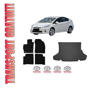 Set Covorase Presuri Auto Si Tavita Portbagaj TOYOTA PRIUS (_W3_) din 2008-2016 TOYOTA