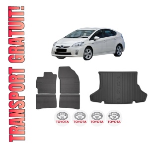 Set Covorase Presuri Auto Si Tavita Portbagaj TOYOTA PRIUS (_W3_) din 2008-2016 TOYOTA