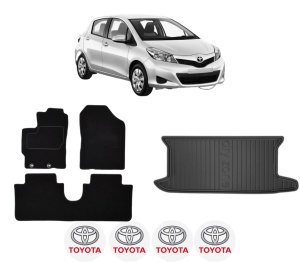 Set Covorase Presuri Auto Si Tavita Portbagaj TOYOTA YARIS (_P13_) din 2010-2020 TOYOTA - Img 2