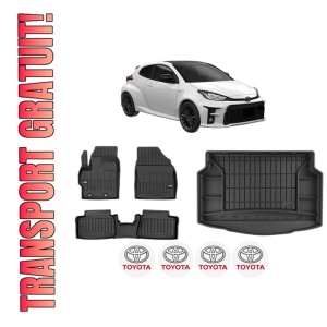 Set Covorase Presuri Auto Si Tavita Portbagaj TOYOTA YARIS (_P21_, _PA1_, _PH1_) din 2020-2024 TOYOTA