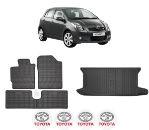 Set Covorase Presuri Auto Si Tavita Portbagaj TOYOTA YARIS (_P9_) din 2005-2014 TOYOTA - Img 2