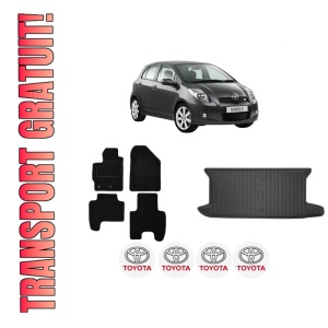 Set Covorase Presuri Auto Si Tavita Portbagaj TOYOTA YARIS (_P9_) din 2005-2014 TOYOTA