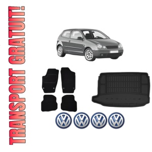 Set Covorase Presuri Auto Si Tavita Portbagaj Volkswagen POLO IV (9N_, 9A_) din 2001-2009 Volkswagen
