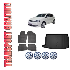 Set Covorase Presuri Auto Si Tavita Portbagaj Volkswagen POLO VIVO Hatchback (6S1, 6S3) din 2010-2019 Volkswagen
