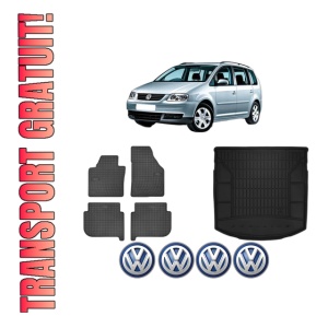 Set Covorase Presuri Auto Si Tavita Portbagaj Volkswagen TOURAN (1T1, 1T2) din 2003-2010 Volkswagen