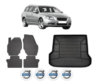 Set Covorase Presuri Auto Si Tavita Portbagaj VOLVO V70 III (135) din 2007-2016 VOLVO - Img 2