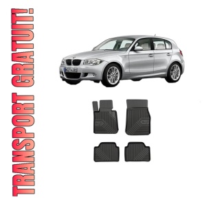 Set covorase presuri BMW Seria 1 (E87) din 2004-2011, auto, din cauciuc thermoplastic, BMW Seria