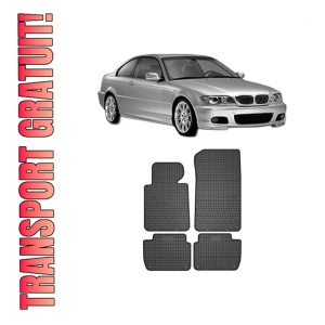 Set covorase presuri BMW Seria 3 Coupe (E46) din 1998-2006, auto, din cauciuc thermoplastic, BMW Seria