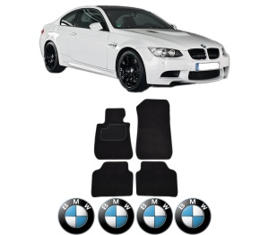 Set Covorase Presuri BMW Seria 3 Coupe (E92) din 2006-2013, Auto, Material Textil Mocheta, BMW - Img 2
