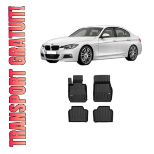 Set covorase presuri BMW Seria 3 (F30, F80) din 2011-2018, auto, din cauciuc thermoplastic, BMW Seria