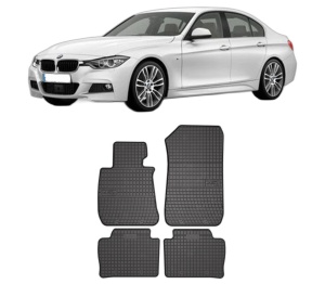 Set covorase presuri BMW Seria 3 (F30, F80) din 2011-2018, auto, din cauciuc thermoplastic, BMW Seria - Img 2