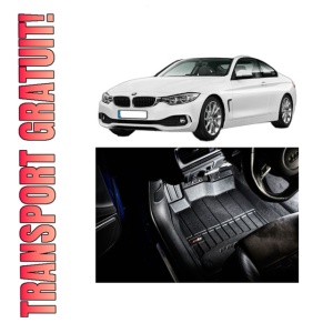 Set covorase presuri BMW Seria 4 Coupe (F32, F82) din 2013-2020, auto, din cauciuc thermoplastic, BMW Seria