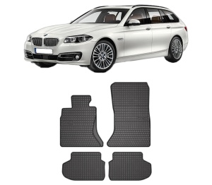 Set covorase presuri BMW Seria 5 Touring (F11) din 2009-2017, auto, din cauciuc thermoplastic, BMW Seria - Img 2