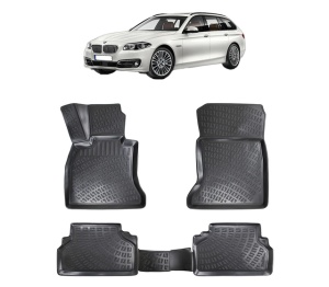 Set covorase presuri BMW Seria 5 VI F11 din 2010-2013, auto, din cauciuc thermoplastic - Img 2