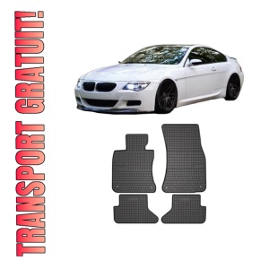 Set covorase presuri BMW Seria 6 Convertible (E64) din 2004-2010, auto, din cauciuc thermoplastic, BMW Seria
