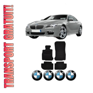 Set Covorase Presuri BMW Seria 6 Coupe (F13) din 2011-2017, Auto, Material Textil Mocheta, BMW
