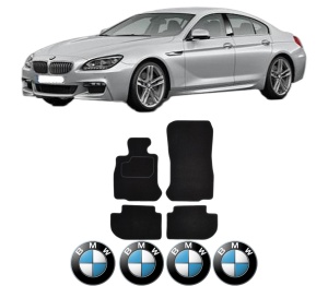Set Covorase Presuri BMW Seria 6 Gran Coupe (F06) din 2012-2018, Auto, Material Textil Mocheta, BMW - Img 2