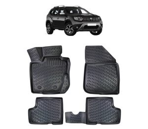 Set covorase presuri DACIA DUSTER 4X2 HS din 2010-2018, auto, din cauciuc thermoplastic - Img 7