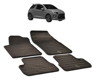 Set covorase presuri DS din 2010-2019, auto, din cauciuc thermoplastic - Img 2