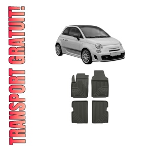 Set covorase presuri FIAT 500 C din 2016-2020, auto, din cauciuc thermoplastic, FIAT