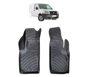 Set covorase presuri FIAT DOBLO FATA din 2008-2009, auto, din cauciuc thermoplastic - Img 2