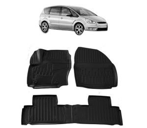 Set covorase presuri FORD S-MAX din 2006-2014, auto, din cauciuc thermoplastic - Img 2
