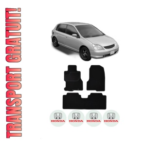 Set Covorase Presuri HONDA CIVIC VII Hatchback (EU, EP, EV) din 2000-2005, Auto, Material Textil Mocheta, HONDA