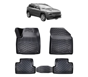 Set covorase presuri JEEP CHEROKEE KL din 2014-2019, auto, din cauciuc thermoplastic - Img 2