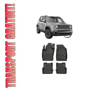 Set covorase presuri JEEP RENEGADE SUV (BU, B1, BV) din 2014-2022, auto, din cauciuc thermoplastic, JEEP